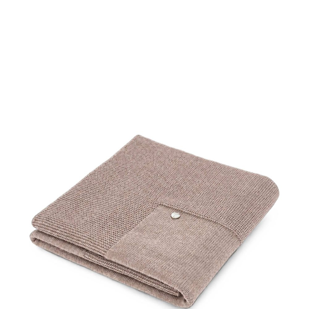 Coperta per neonati Paz Rodriguez Kids marrone con placca con logo 031-01857J 68 PaZ RODRIGUEZ KIDS