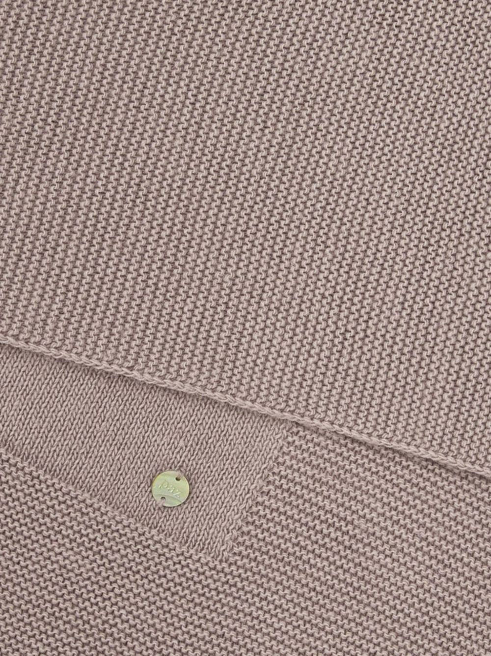 Coperta per neonati Paz Rodriguez Kids marrone con placca con logo 031-01857J 68 PaZ RODRIGUEZ KIDS