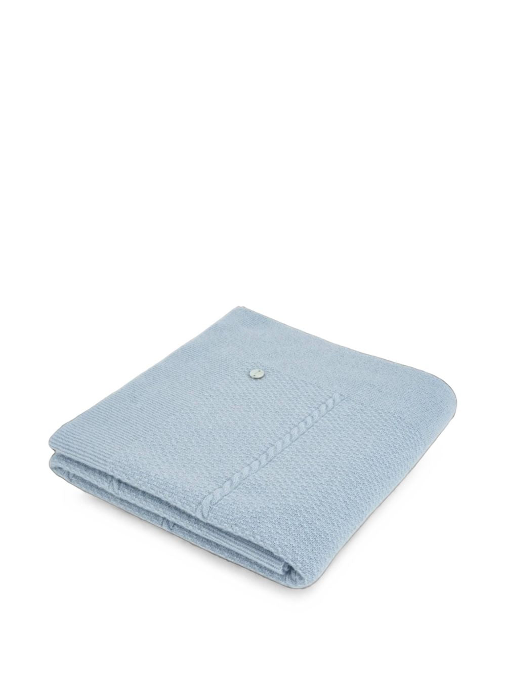 Coperta per neonato Paz Rodriguez Kids azzurra con design lavorato a maglia 031-114060 80 PaZ RODRIGUEZ KIDS