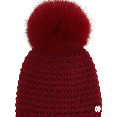 Cappello per neonati Paz Rodriguez Kids rosso con pompon 040-130945 55 PaZ RODRIGUEZ KIDS