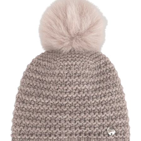 Cappello per neonato Paz Rodriguez Kids marrone con pompon 040-130945 68 PaZ RODRIGUEZ KIDS