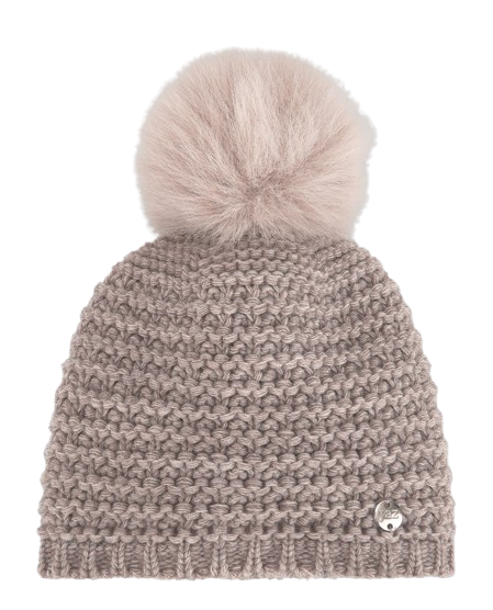 Cappello per neonato Paz Rodriguez Kids marrone con pompon 040-130945 68 PaZ RODRIGUEZ KIDS