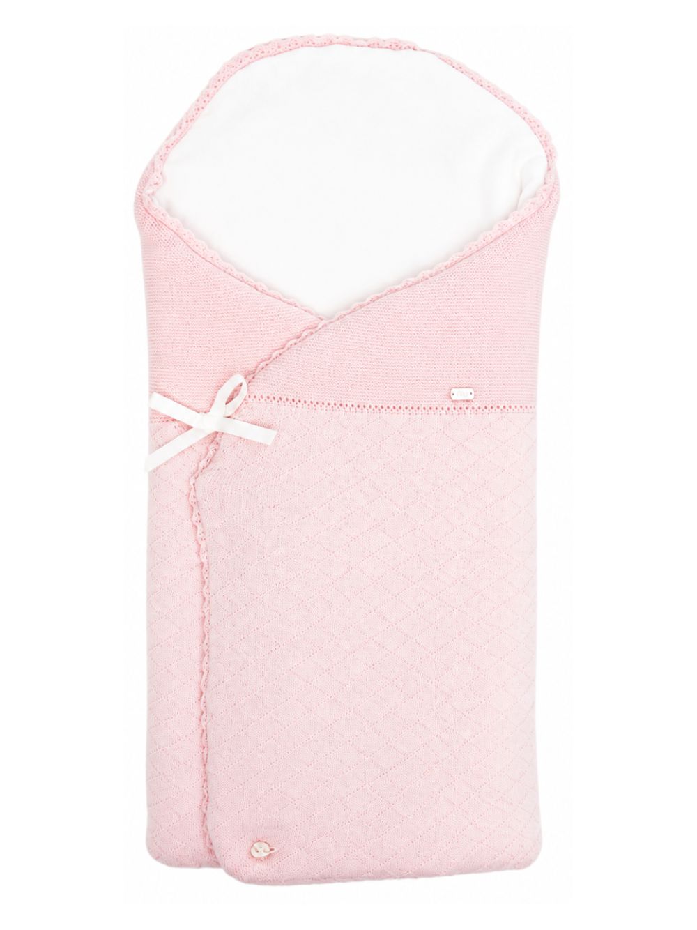 Sacco nanna per neonata Paz Rodriguez Kids rosa con motivo a rombi 071-104015 3060 PaZ RODRIGUEZ KIDS