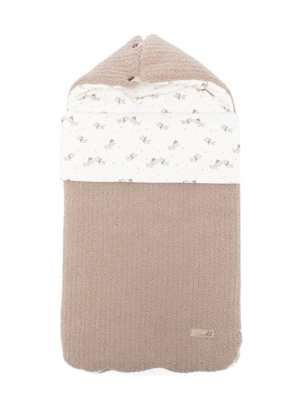 Sacco nanna per neonati Paz Rodriguez Kids marrone con stampa cagnolini 075-184094 670 PaZ RODRIGUEZ KIDS