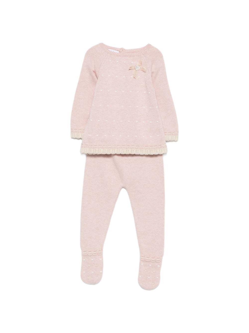 Set due pezzi per neonata Paz Rodriguez Kids rosa con motivo a pois 103-124110 3273 PaZ RODRIGUEZ KIDS