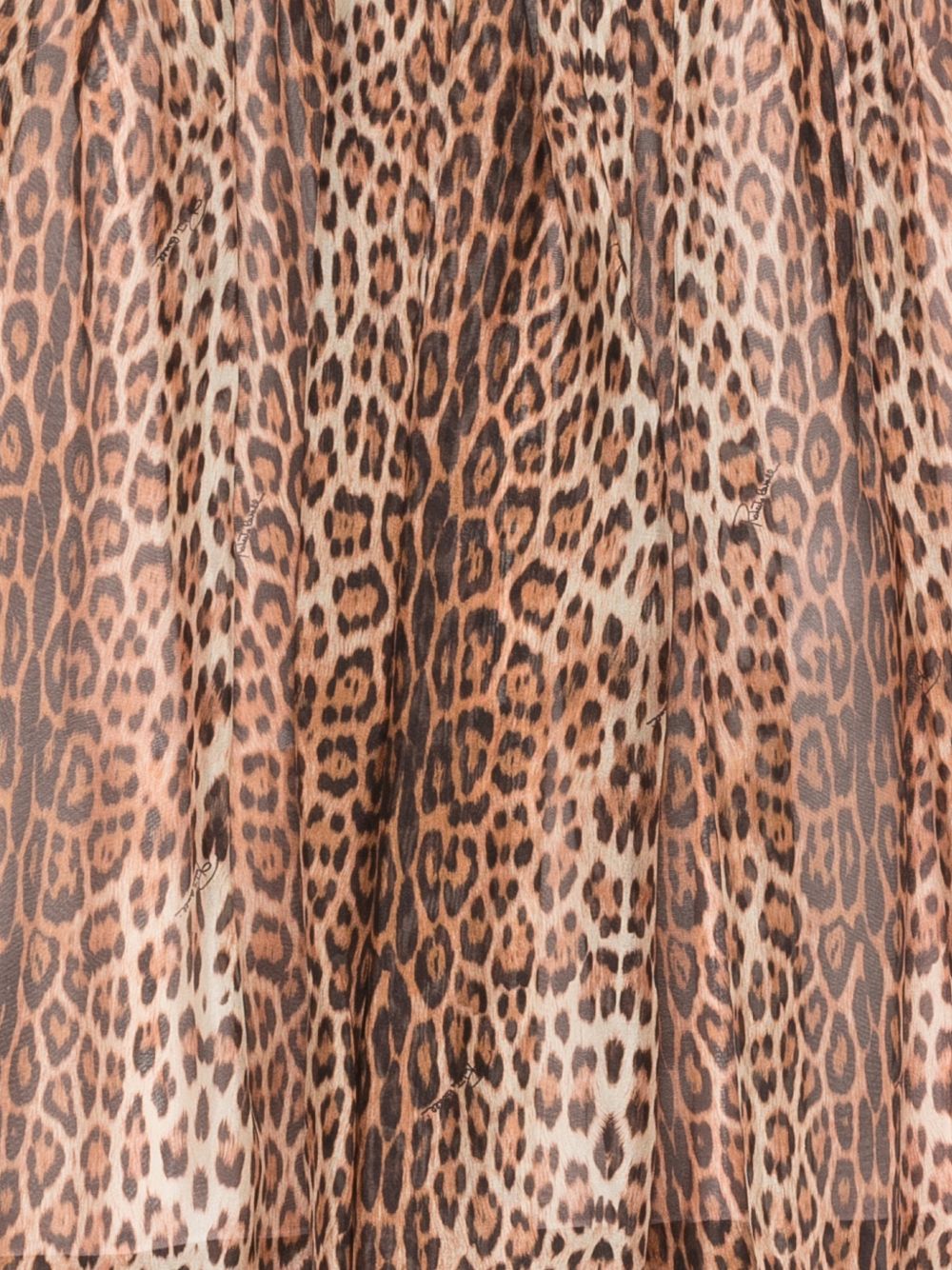 Gonna per bambina Roberto Cavalli Kids marrone con stampa animalier CGA26073GO GIAGUARO NATURALE ROBERTO CAVALLI KIDS