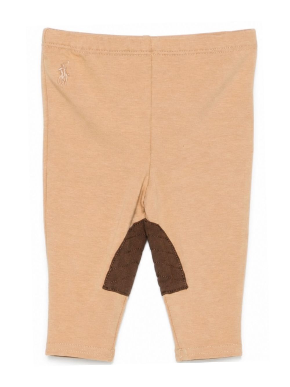 Pantaloni per neonato Polo Ralph Lauen Kids beige con logo ricamato sul davanti 310B26825 004 Ralph Lauren kids