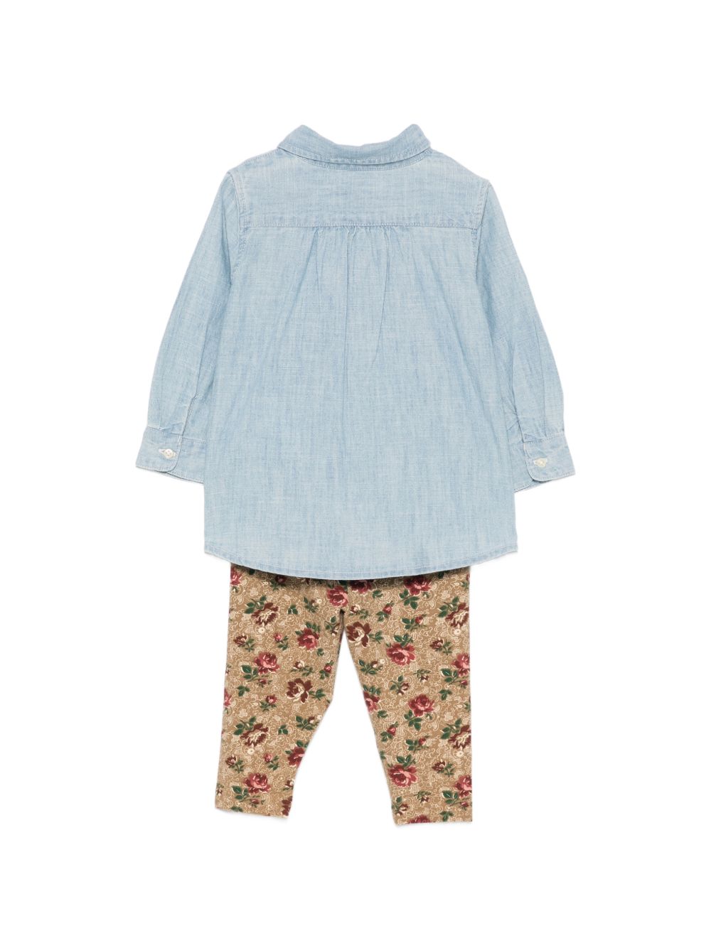 Completo camicia e pantaloni per neonata Polo Ralph Lauren Kids multicolore con stampa floreale 310B26852 001 Ralph Lauren kids