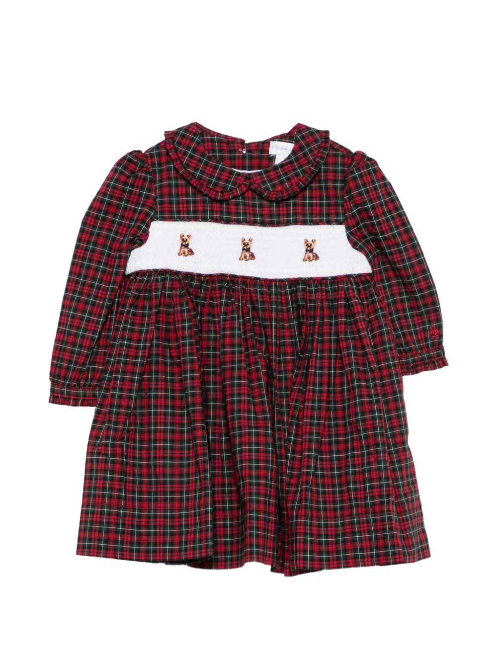 Abito per neonata Polo Ralph Lauren Kids rosso con motivo a quadri 310B28626 001 Ralph Lauren kids
