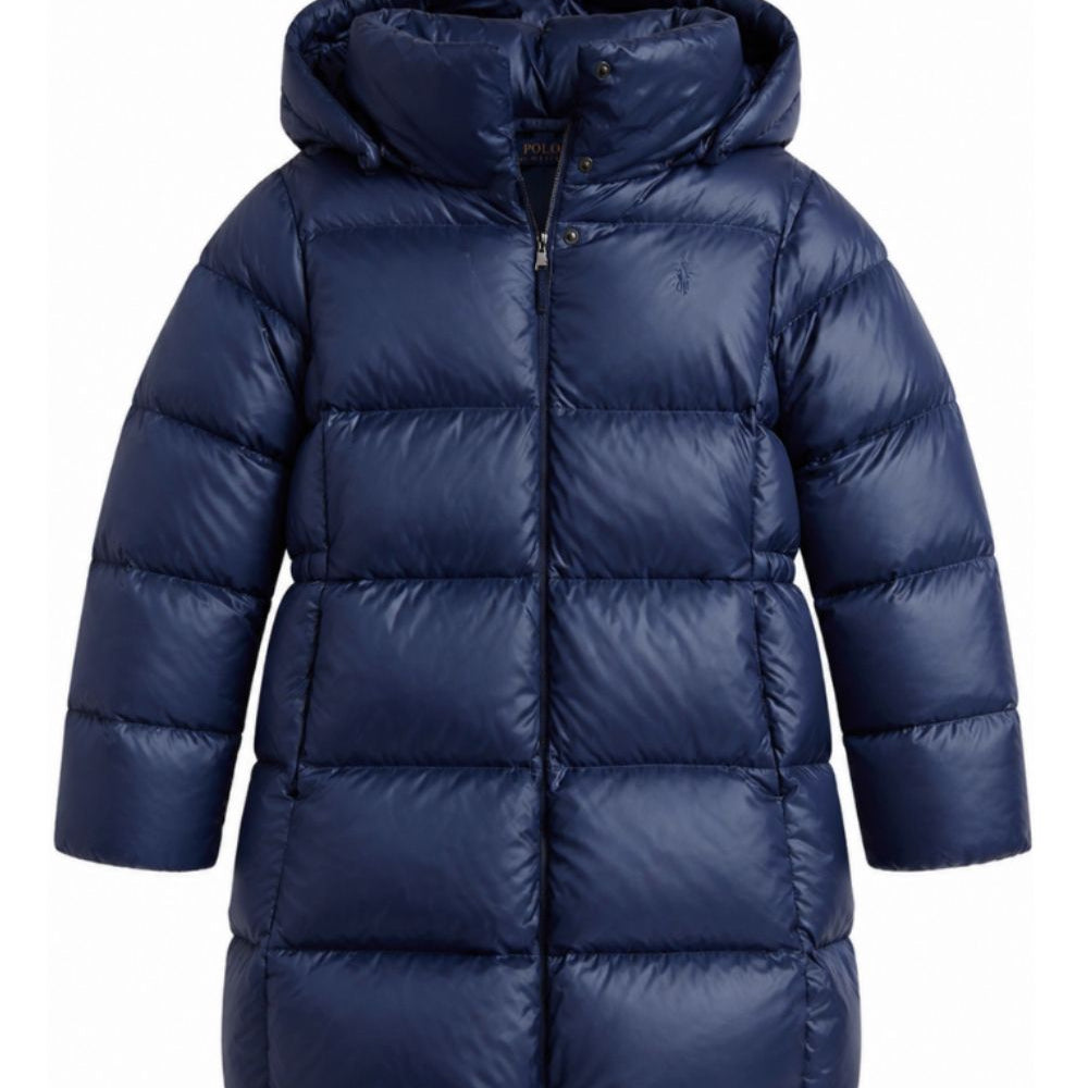Giubbino per bambina Polo Ralph Lauren Kids blu con design imbottito 312970094 003 Ralph Lauren kids