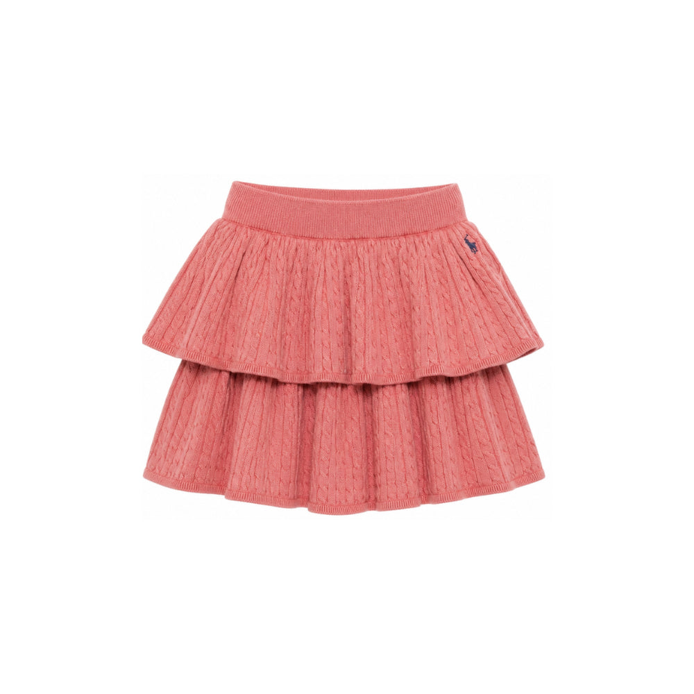 Gonna per bambina Polo Ralph Lauren Kids rosa con design a maglia 312B25871 002 Ralph Lauren kids
