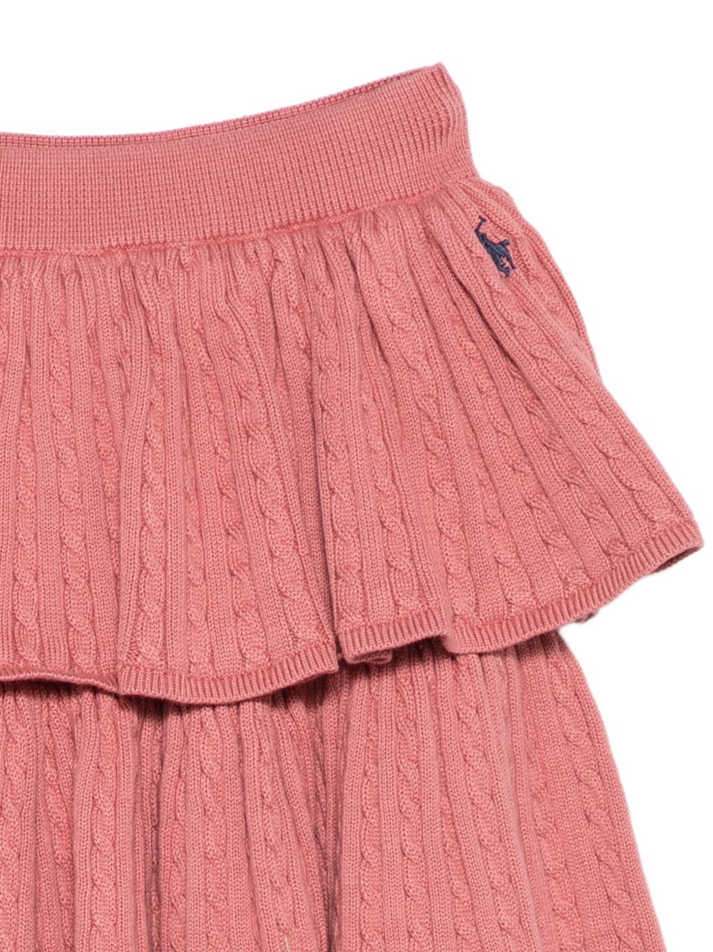 Gonna per bambina Polo Ralph Lauren Kids rosa con design a maglia 312B25871 002 Ralph Lauren kids