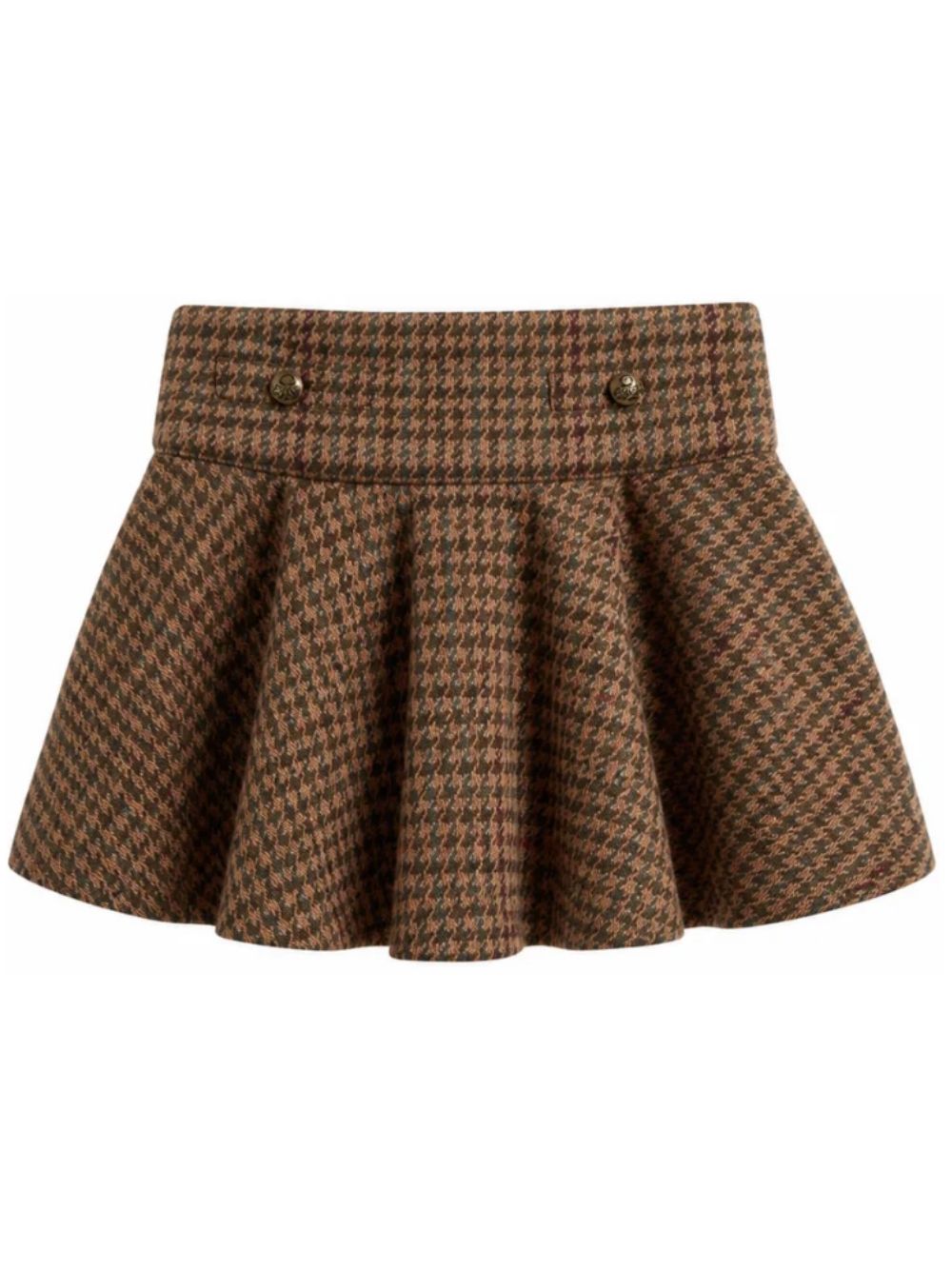 Gonna per bambina Polo Ralph Lauren Kids marrone in pied-de-poule 312B26385 001 Ralph Lauren kids