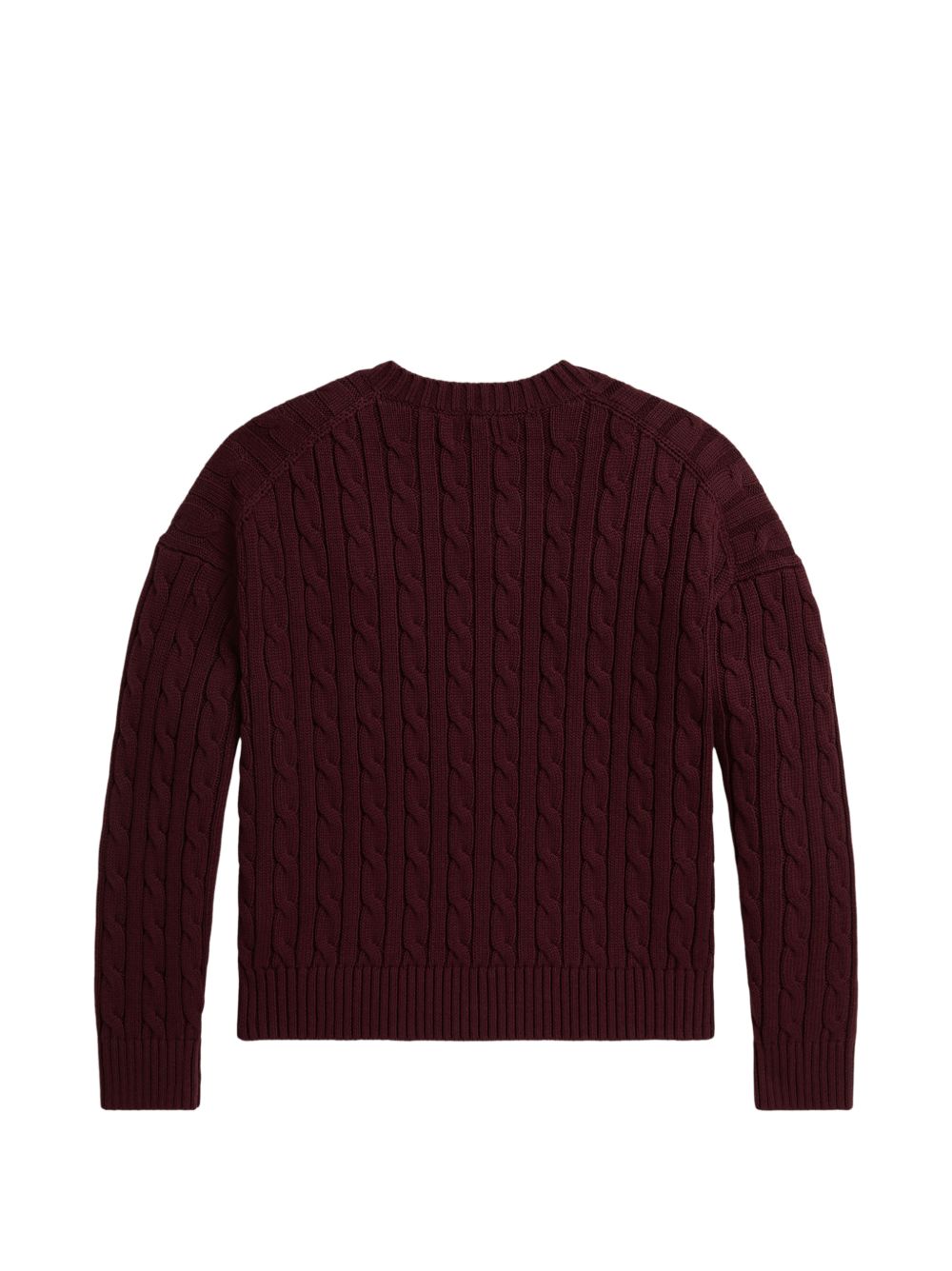 Maglione per bambina Polo Ralph Lauren Kids rosso con trama intrecciata 313A11238 005 Ralph Lauren kids