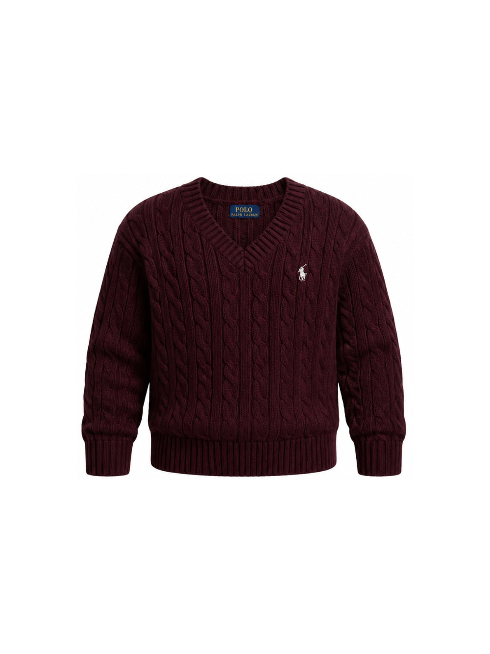Maglione per bambina Polo Ralph Lauren Kids rosso con trama intrecciata 313A11238 005 Ralph Lauren kids