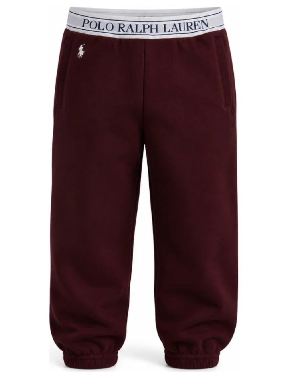 Pantaloni per bambina Polo Ralph Lauren Kids rossi con logo in vita 313B26260 001 Ralph Lauren kids