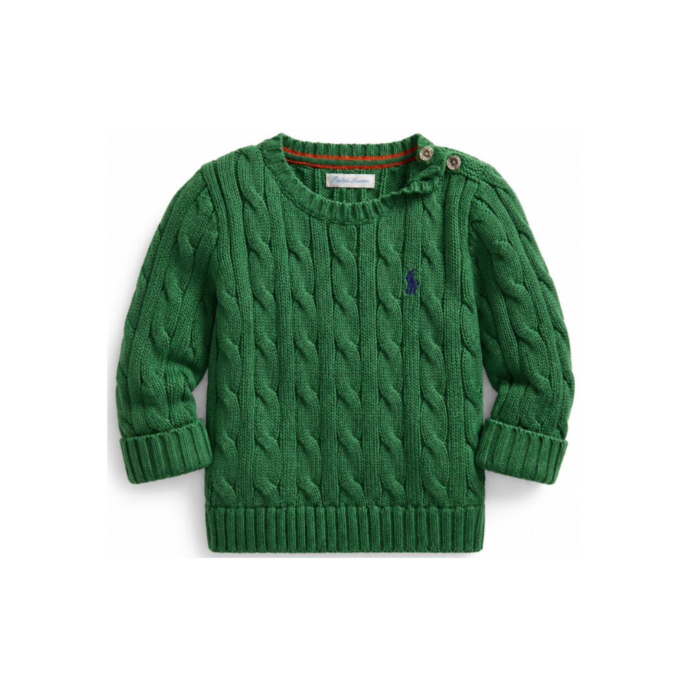 Maglione per neonato Polo Ralph Lauren Kids verde con motivo Polo Pony ricamato 320702674 503 Ralph Lauren kids