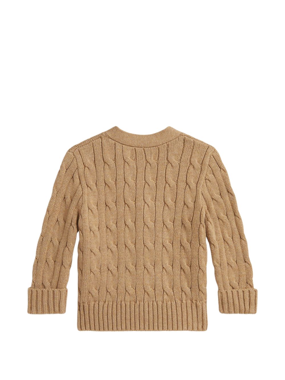 Cardigan per neonato Polo Ralph Lauren Kids beige con trama intrecciata 320925717 014 Ralph Lauren kids