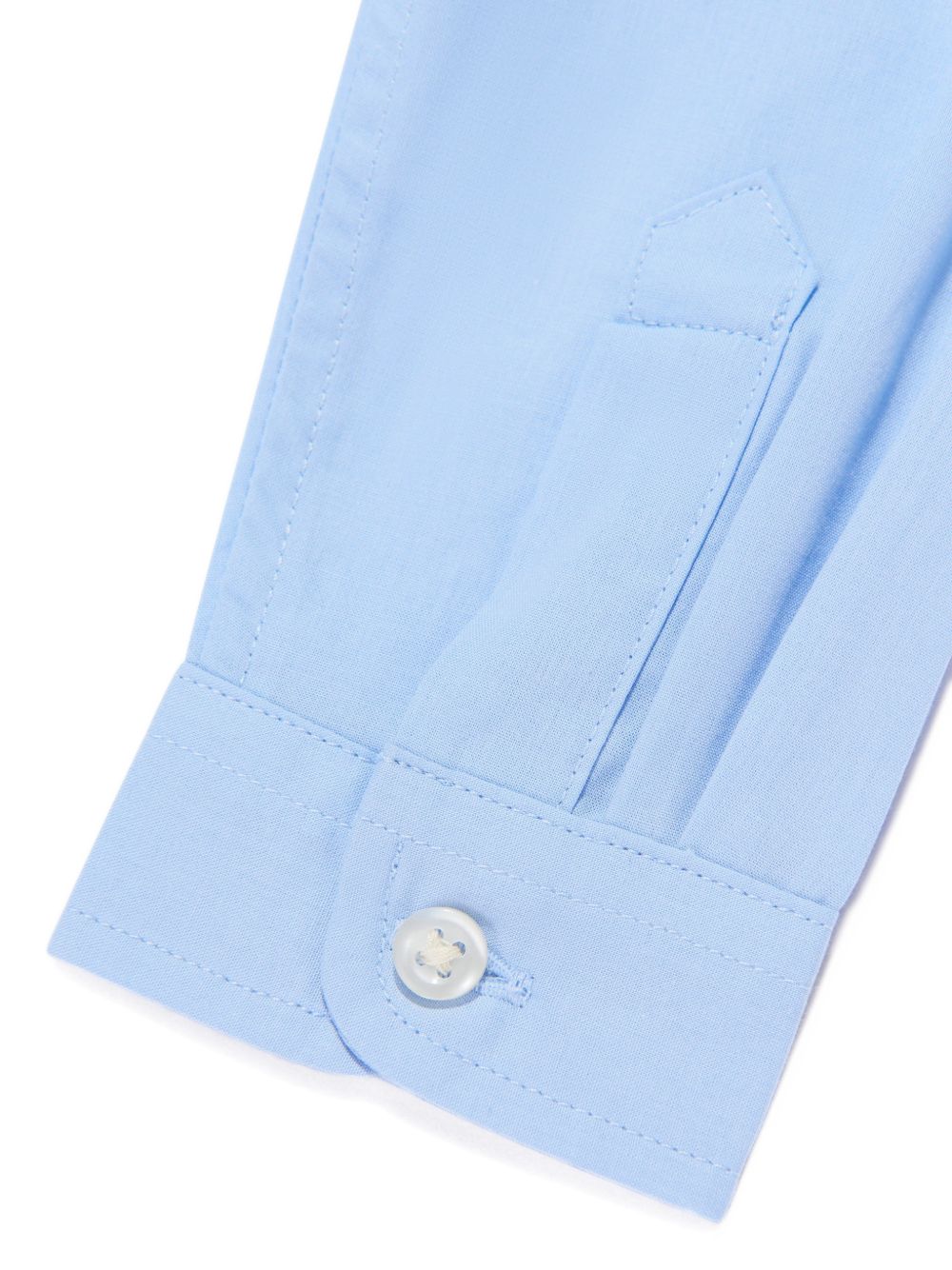 Camicia per neonato Ralph Lauren Kids azzurra con logo sul petto 320952199 001 Ralph Lauren kids