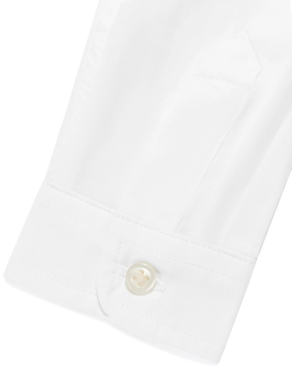 Camicia per neonato Ralph Lauren Kids bianca con logo ricamato sul petto 320952199 002 Ralph Lauren kids