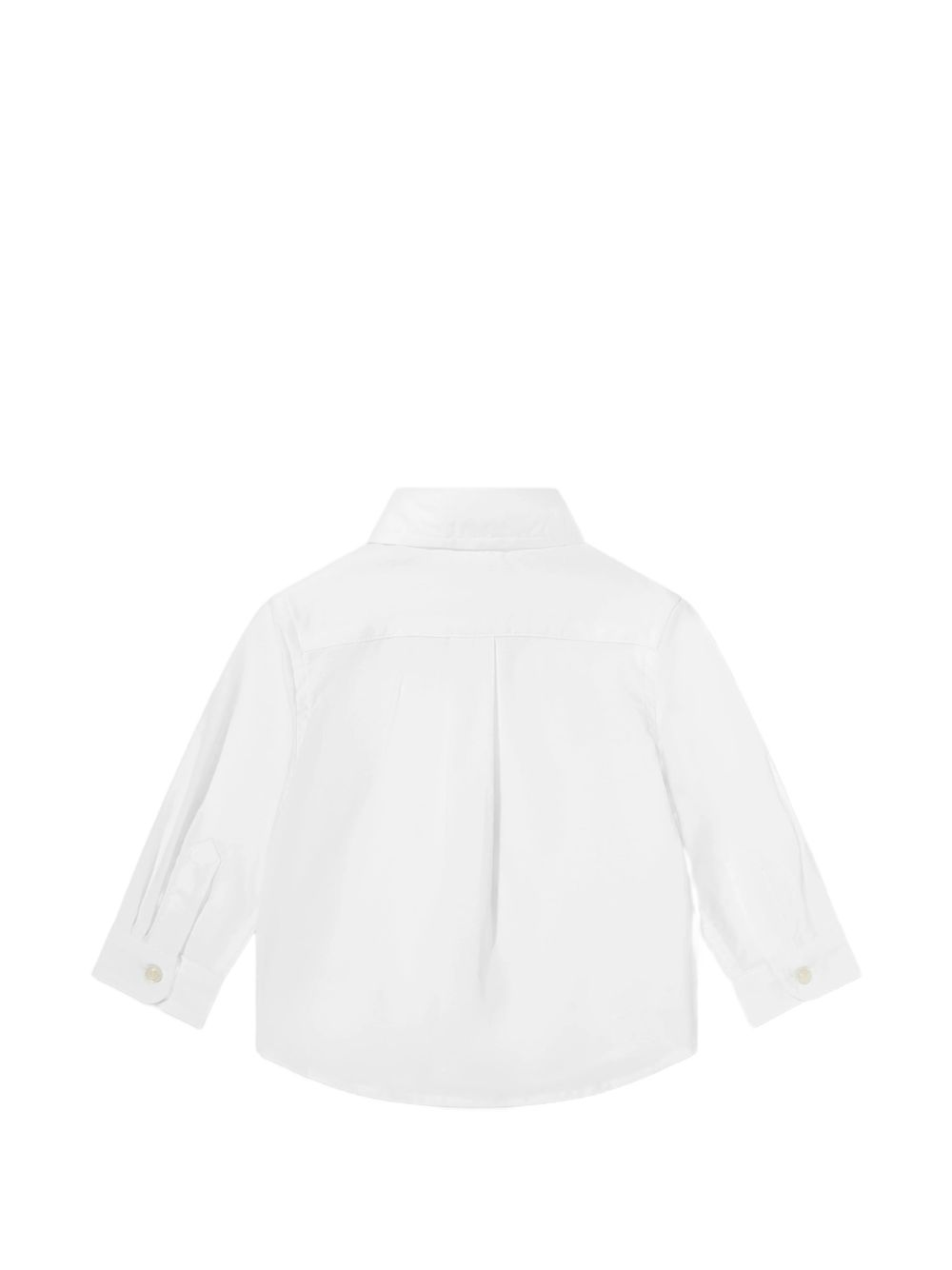 Camicia per neonato Ralph Lauren Kids bianca con logo ricamato sul petto 320952199 002 Ralph Lauren kids