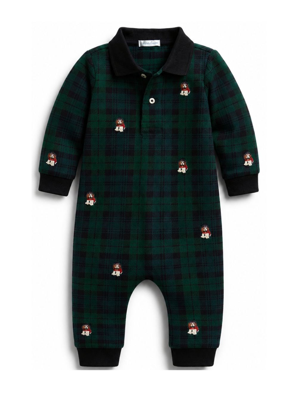Tutina per neonato Polo Ralph Lauren Kids multicolore con cagnolini ricamati 320B28703 001 Ralph Lauren kids