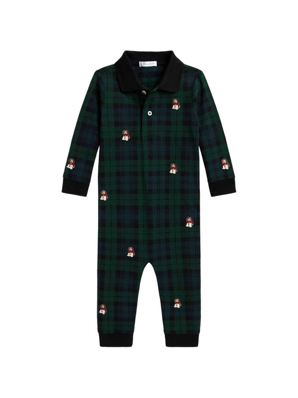 Tutina per neonato Polo Ralph Lauren Kids multicolore con cagnolini ricamati 320B28703 001 Ralph Lauren kids