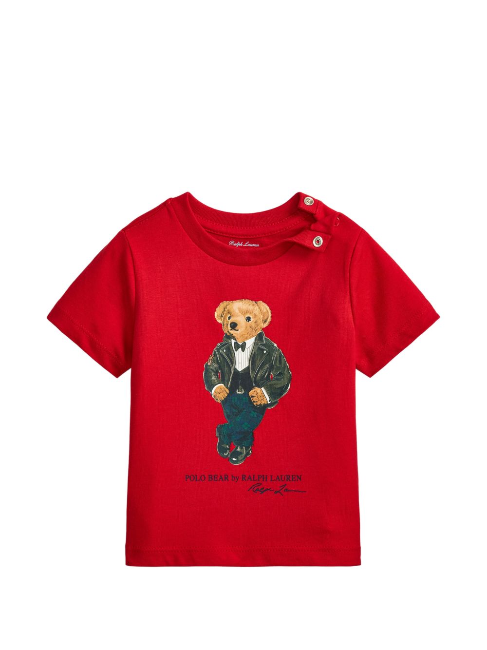 T-shirt per neonato Polo Ralph Lauren Kids rosso con grafica Polo Bear 320B29156 001 Ralph Lauren kids