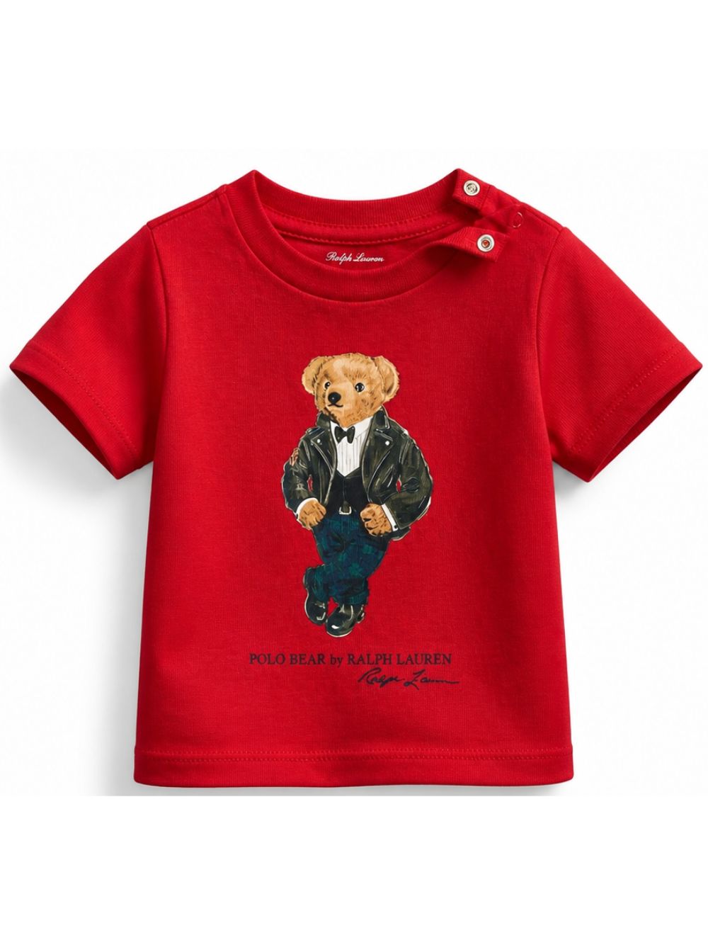 T-shirt per neonato Polo Ralph Lauren Kids rosso con grafica Polo Bear 320B29156 001 Ralph Lauren kids