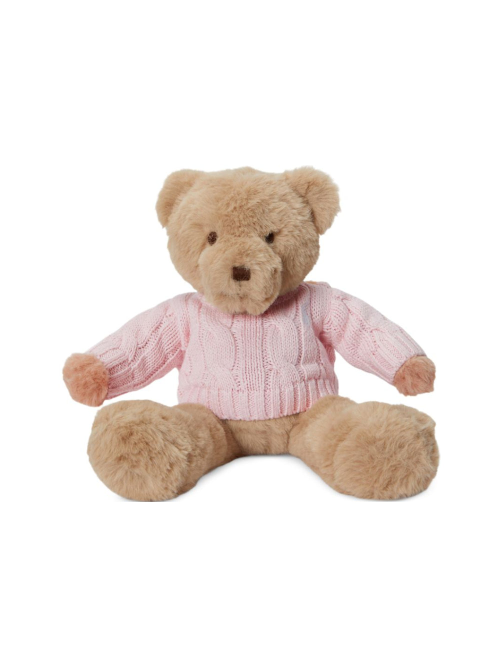 Orsetto per bambina Polo Ralph Lauren Kids rosa con dettaglio maglione 320B29218 001 Ralph Lauren kids