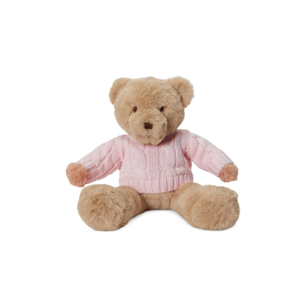 Orsetto per bambina Polo Ralph Lauren Kids rosa con dettaglio maglione 320B29218 001 Ralph Lauren kids