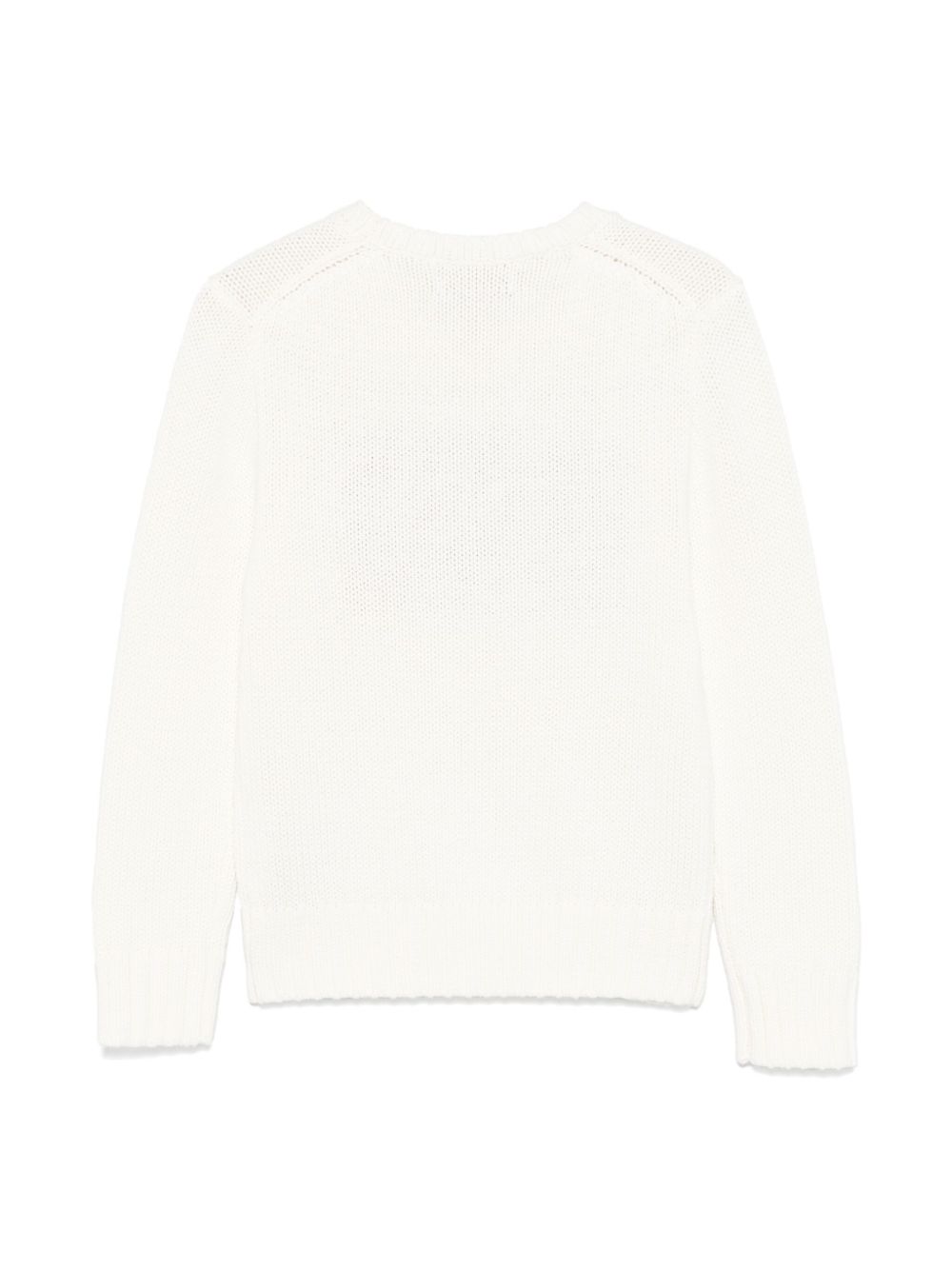 Maglione per bambino Polo Ralph Lauren Kids bianco con bandiera americana ricamata sul davanti 322668285 006 Ralph Lauren kids
