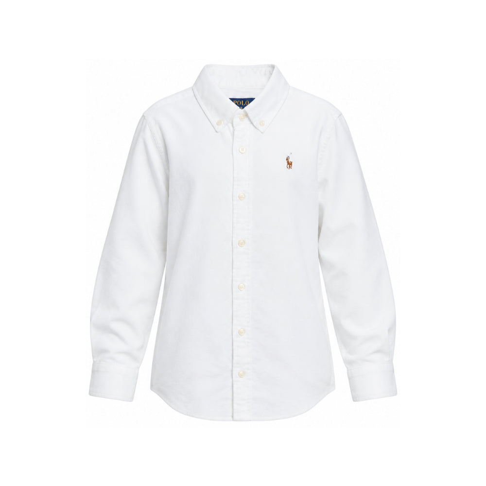 Camicia per bambino Polo Ralph Lauren Kids bianca con colletto classico 322677133 001 Ralph Lauren kids
