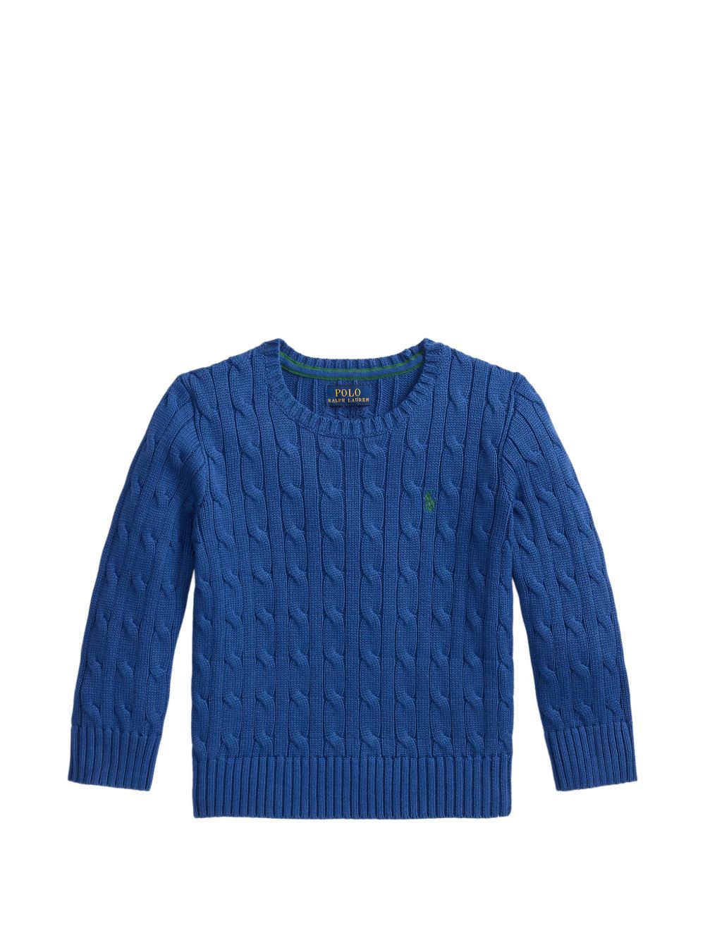 Maglione per bambino Polo Ralph Lauren Kids blu con motivo intrecciato 322702674 AZURE Ralph Lauren kids
