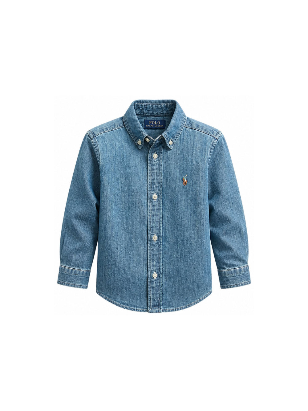 Camicia per bambino Polo Ralph Lauren Kids in denim con dettaglio Polo Pony 322713843 001 Ralph Lauren kids