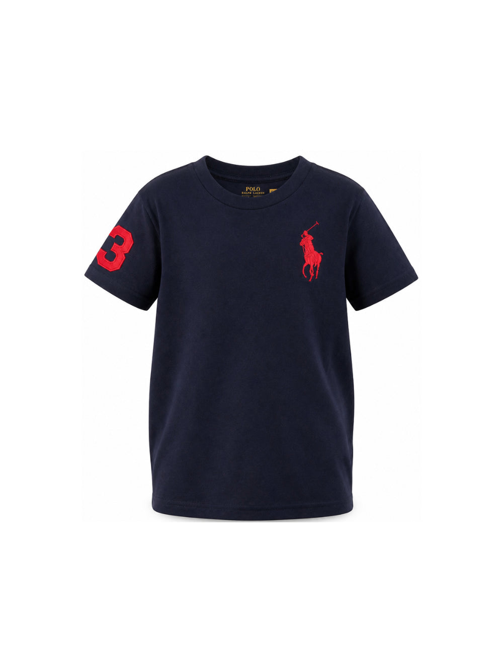 T-shirt per bambino Polo Ralph Lauren Kids blu con motivo Polo Pony ricamato sul davanti 322832907 039 Ralph Lauren kids
