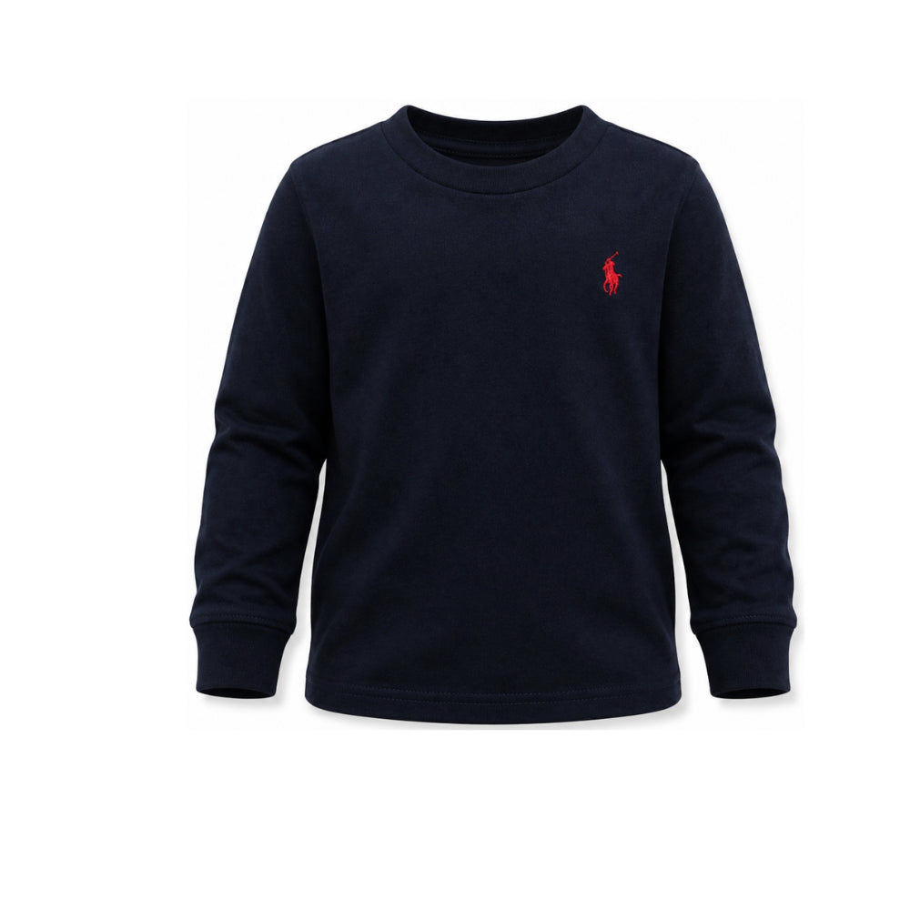 Felpa per bambino Polo Ralph Lauren Kids blu con motivo Polo Pony sul davanti 322843804 002 Ralph Lauren kids