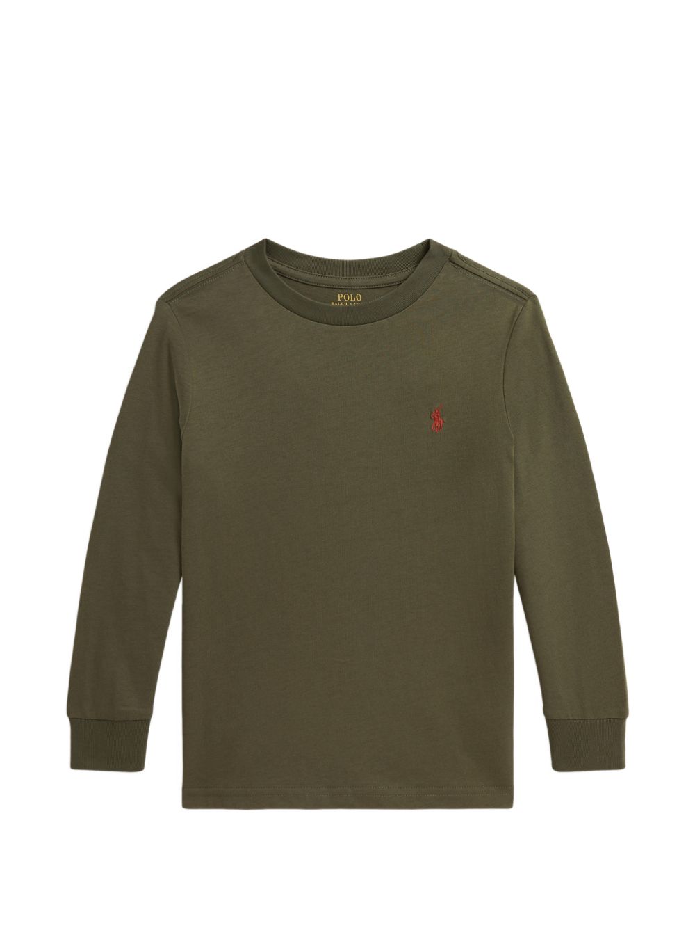 T-shirt per bambino Polo Ralph Lauren Kids verde con ricamo logo 322854677 506 Ralph Lauren kids