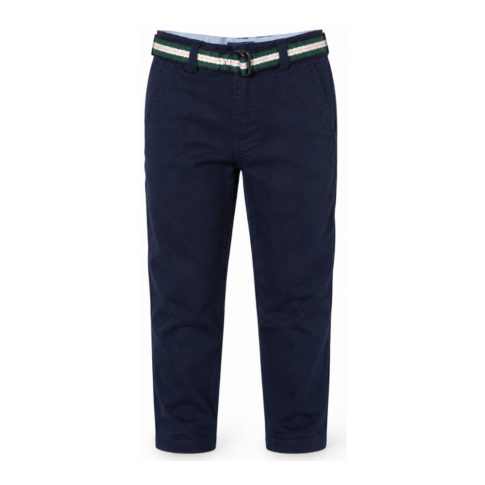 Pantaloni Chino per bambino Polo Ralph Lauren Kids blu con cintura 322855394 001 Ralph Lauren kids