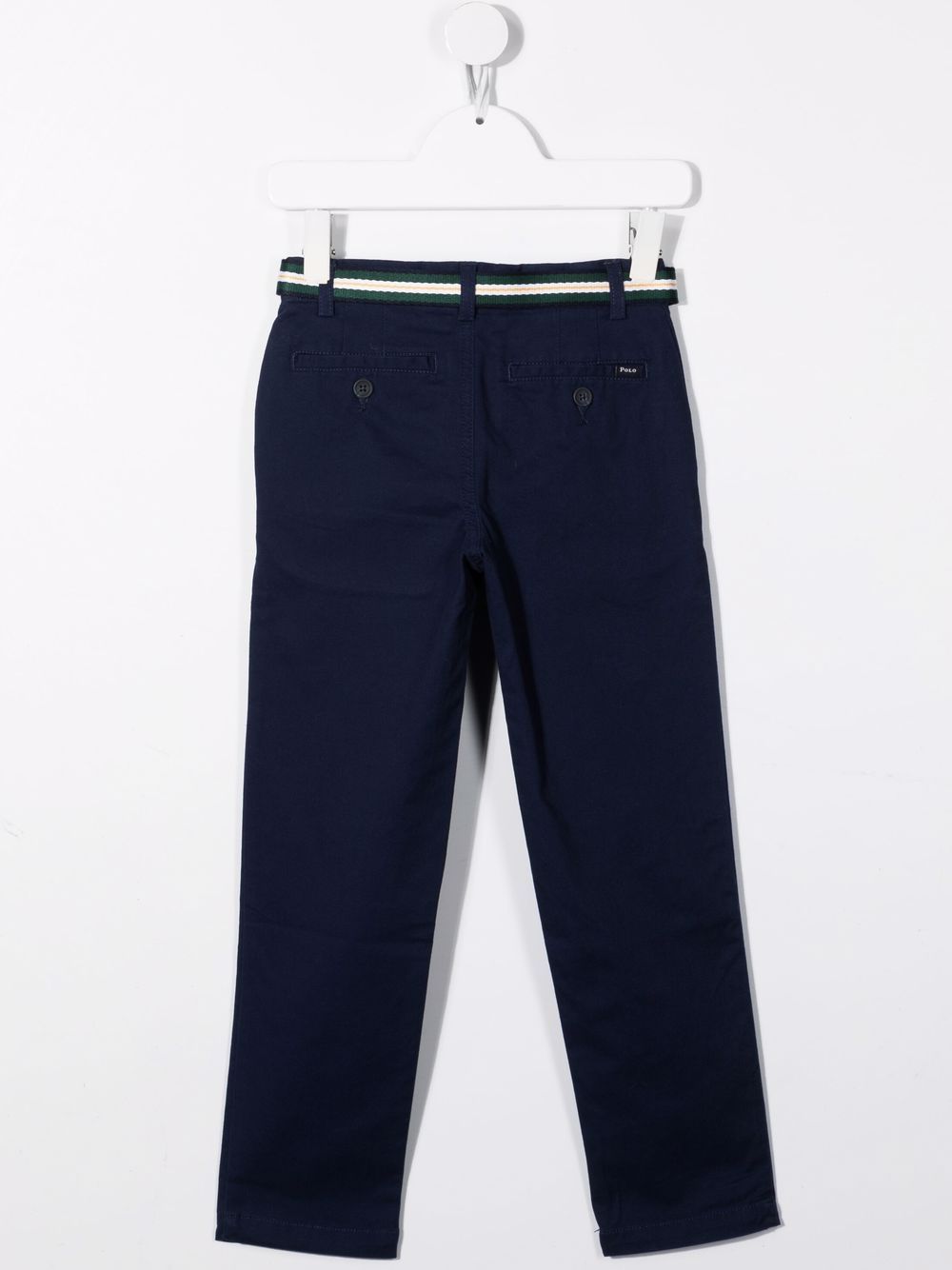 Pantaloni Chino per bambino Polo Ralph Lauren Kids blu con cintura 322855394 001 Ralph Lauren kids