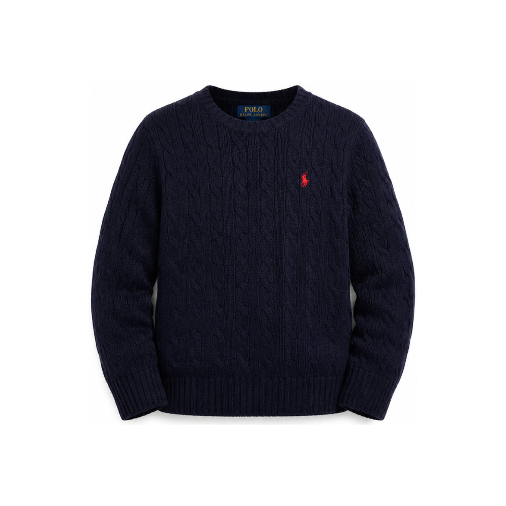 Maglione per bambino Polo Ralph Lauren Kids blu con caratteristico motivo Polo Pony 322877728 001 Ralph Lauren kids
