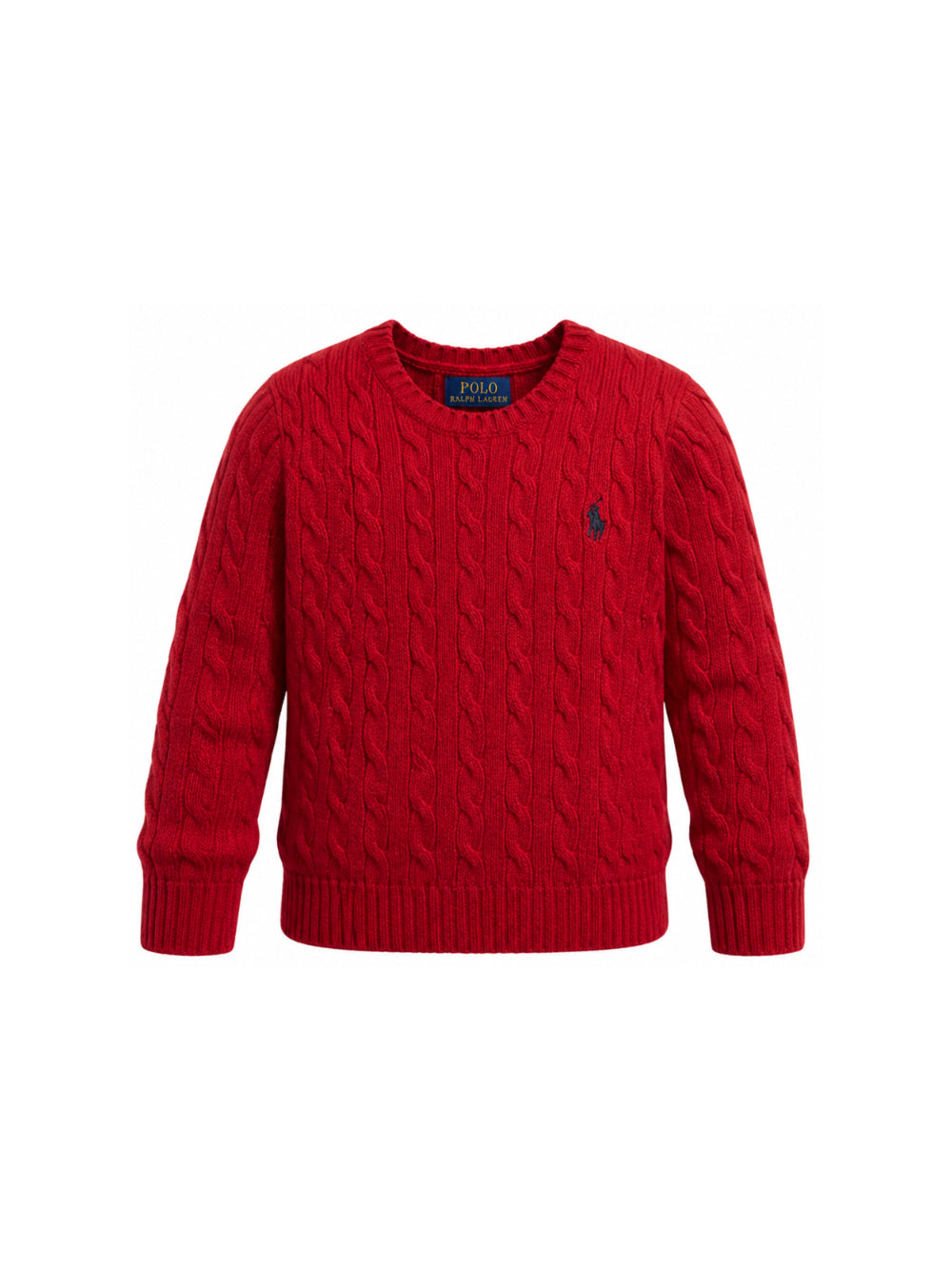Maglione per bambino Polo Ralph Lauren Kids rosso con motivo Polo Pony ricamato 322877728 RED Ralph Lauren kids