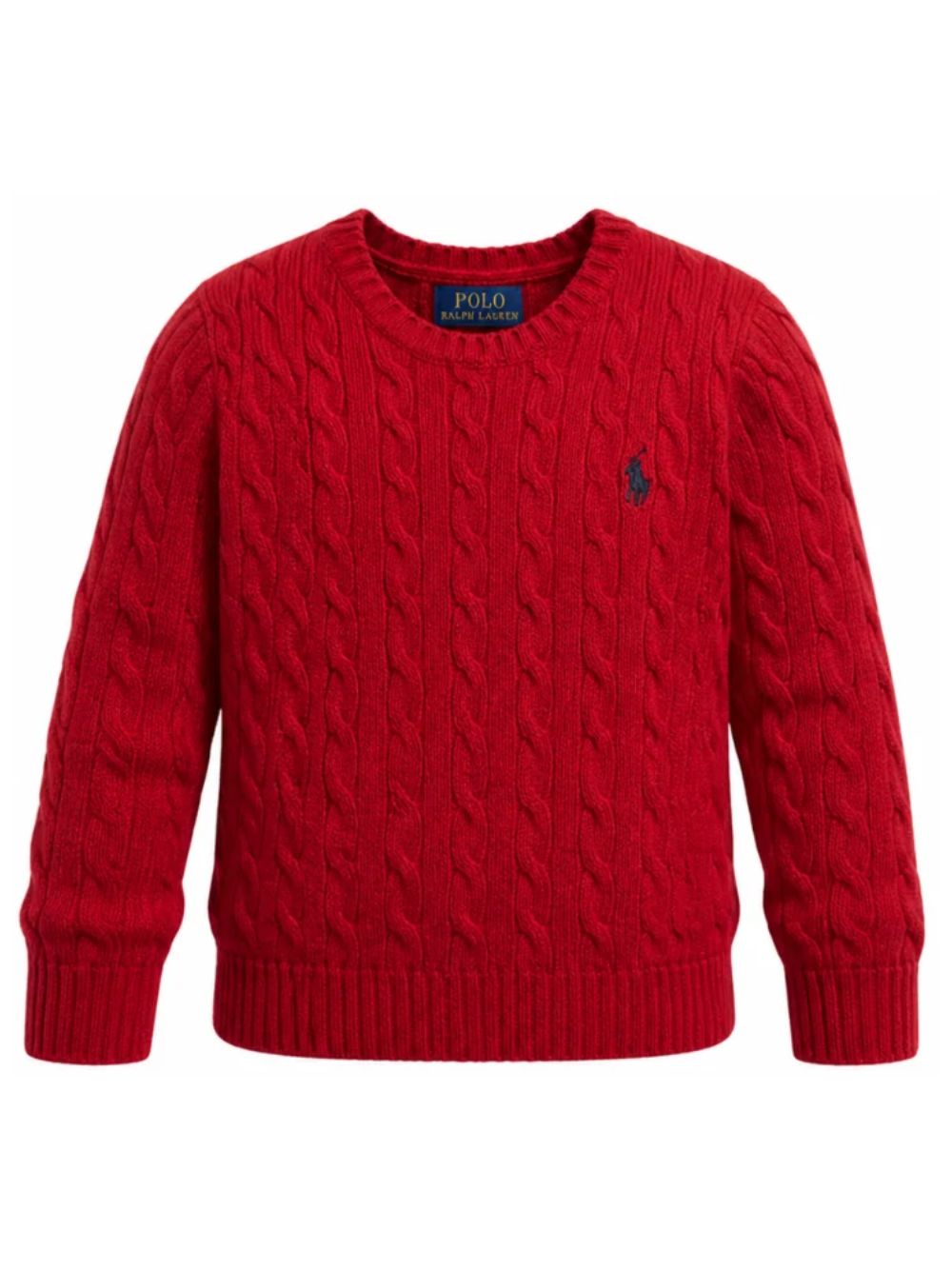Maglione per bambino Polo Ralph Lauren Kids rosso con motivo Polo Pony ricamato 322877728 RED Ralph Lauren kids