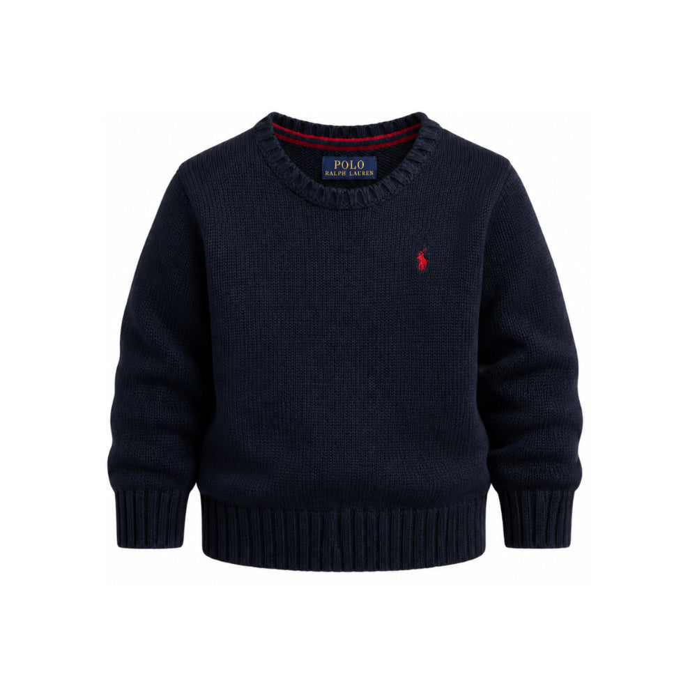 Maglione per bambino Polo Ralph Lauren Kids blu con caratteristico motivo Polo Pony 322970429 005 Ralph Lauren kids