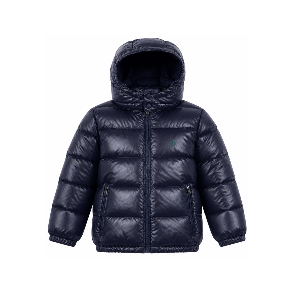 Giubbino per bambino Polo Ralph Lauren Kids blu con design imbottito 322978459 004 Ralph Lauren kids