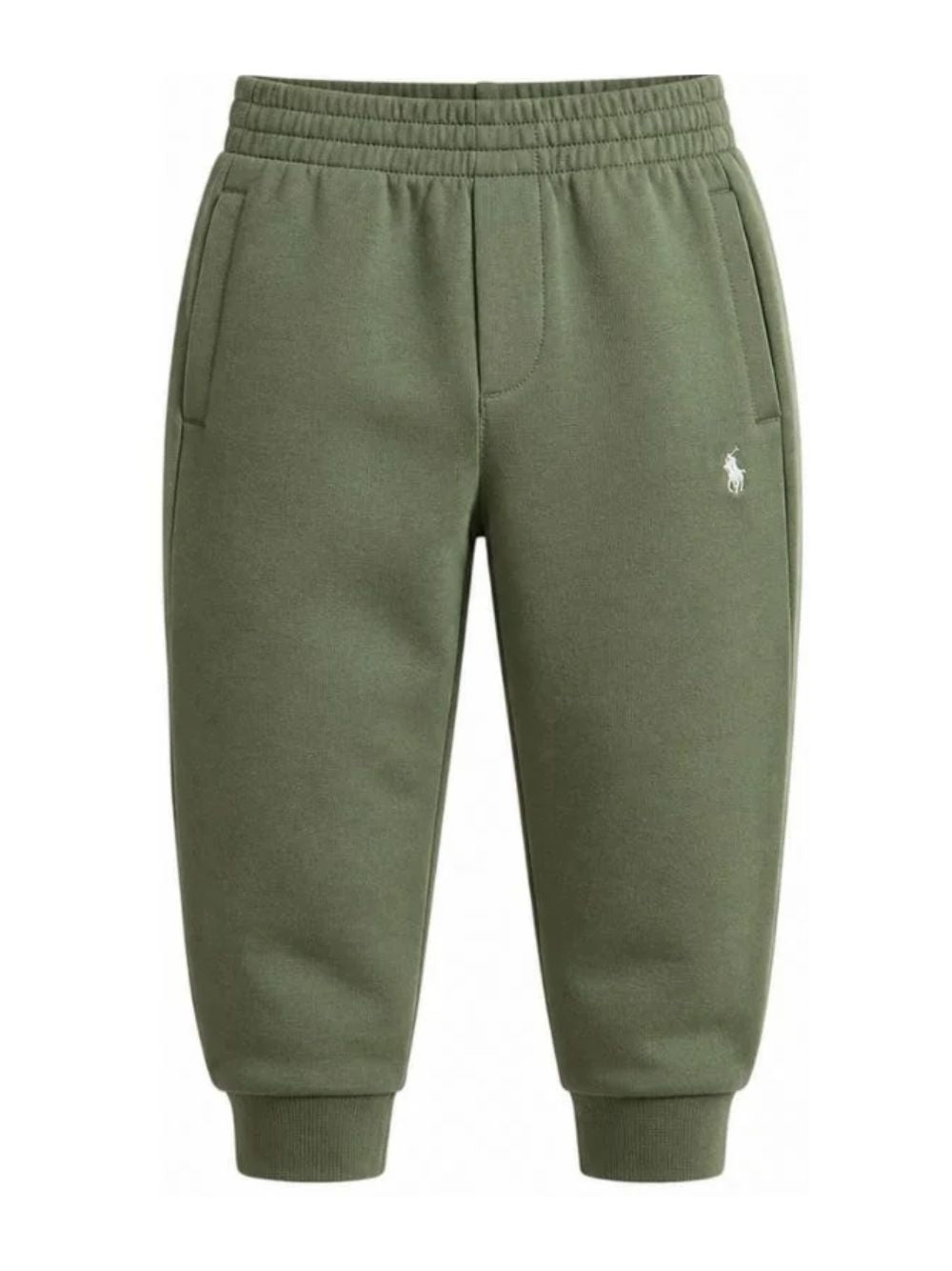 Pantaloni sportivi per bambino Polo Ralph Lauren Kids verde con logo ricamato 322A95764 002 Ralph Lauren kids
