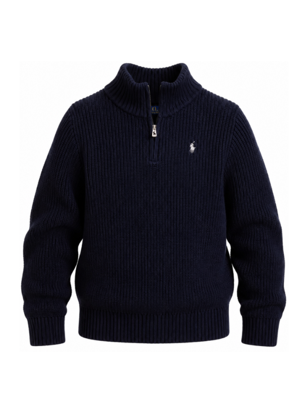 Maglione per bambino Polo Ralph Lauren Kids blu con collo alto 322B26119 NAVY Ralph Lauren kids