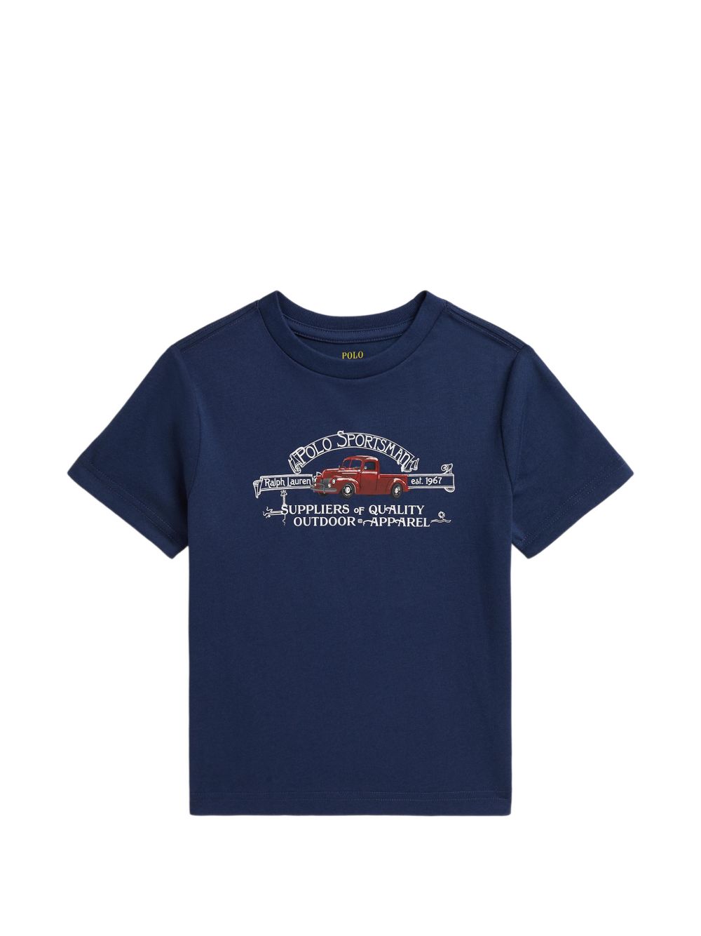 T-shirt per bambino Polo Ralph Lauren Kids blu con stampa grafica 322B26994 001 Ralph Lauren kids