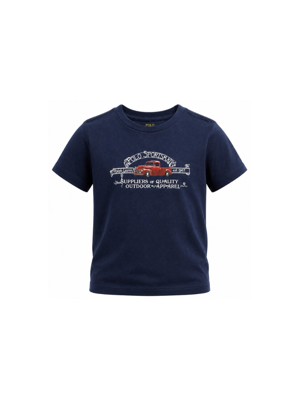 T-shirt per bambino Polo Ralph Lauren Kids blu con stampa grafica 322B26994 001 Ralph Lauren kids