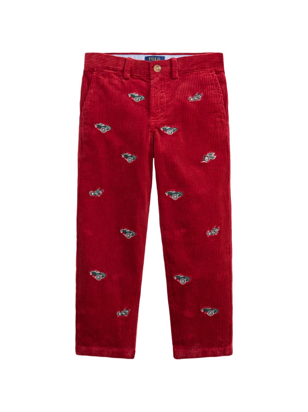 Pantaloni per bambino Polo Ralph Lauren Kids rosso in velluto a coste 322B29523 001 Ralph Lauren kids